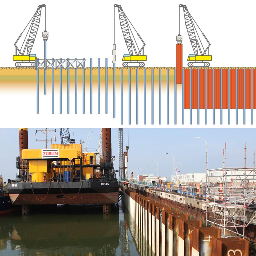 Installation ArcelorMittal Sheet Piling Installation ArcelorMittal Sheet Piling